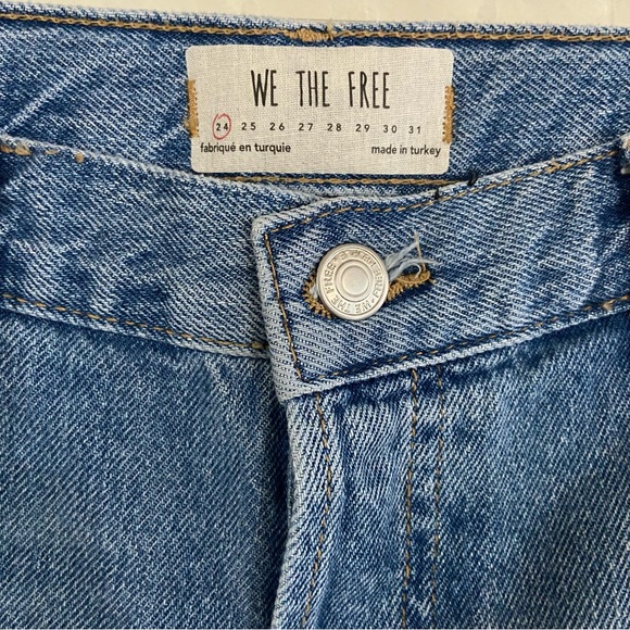NWT Free People Maggie Mid Rise Straight Jeans - Picture 9 of 12